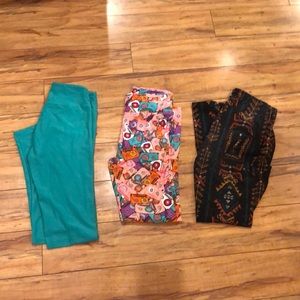 3 pair of LuLaRoe Leggings